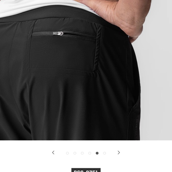 Black Men ASRV DSG 0751 Shorts - Picture 6 of 6